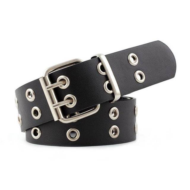 Pyramid Fashion Rivet Belt Studded Belt - Mubimart