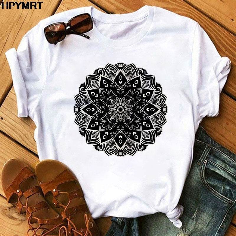 Printed T-Shirt For Women - Mubimart