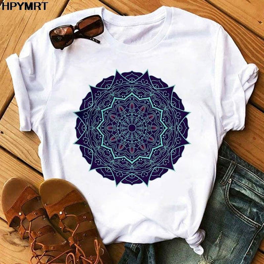 Printed T-Shirt For Women - Mubimart