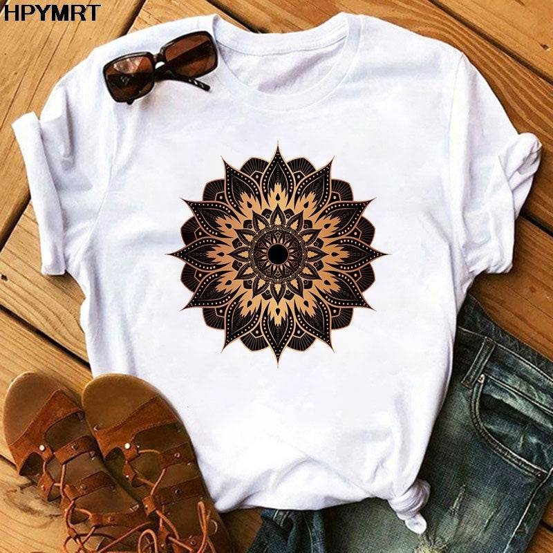 Printed T-Shirt For Women - Mubimart
