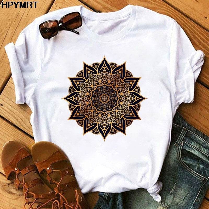 Printed T-Shirt For Women - Mubimart