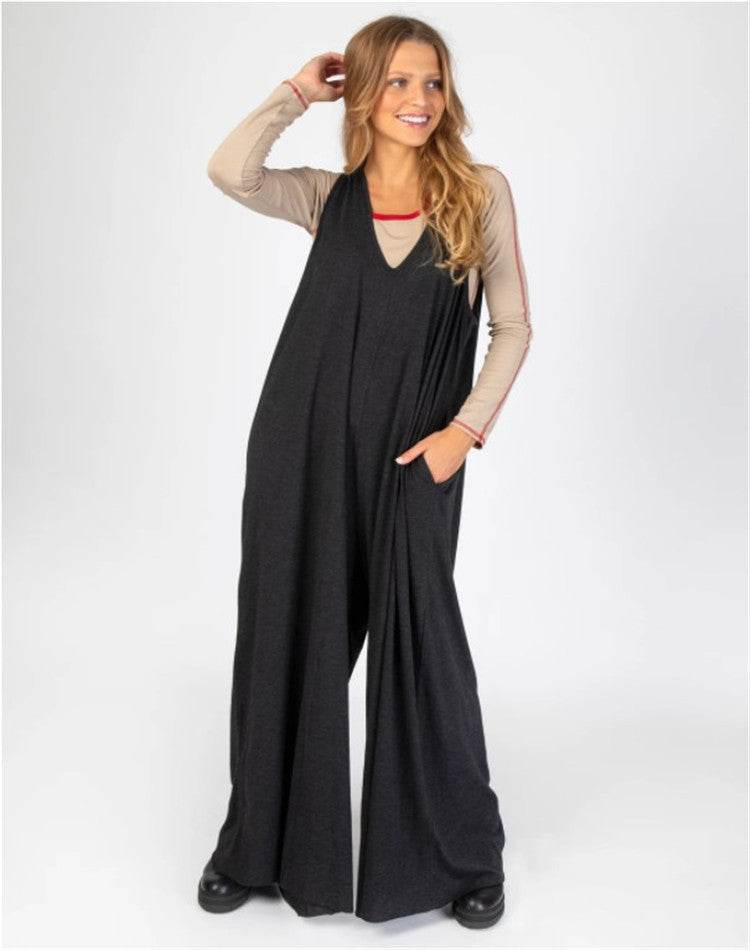 Solid Color Pocket Camisole Dress Solid Color Pocket Camisole Dress - Mubimart