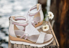 Wedge Heel Women'S Open-Toed Sandals