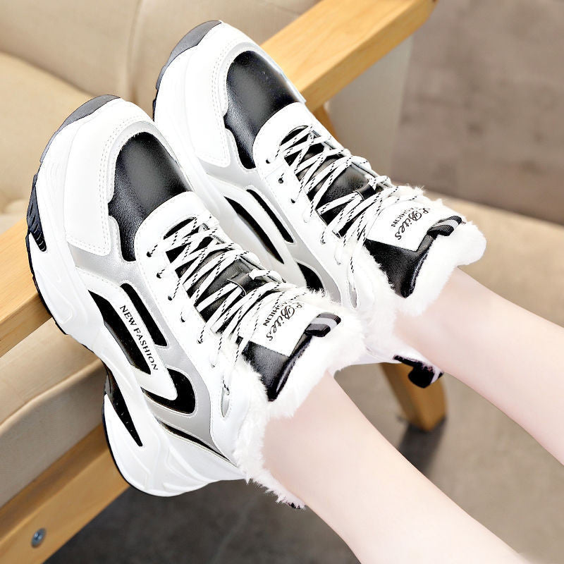 Korean Style All-match Sports Shoes Women Cotton Shoes