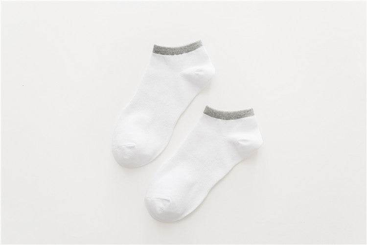 Adult Sports Socks, Men'S Boat Socks, Cotton Socks, Waist Socks - Mubimart