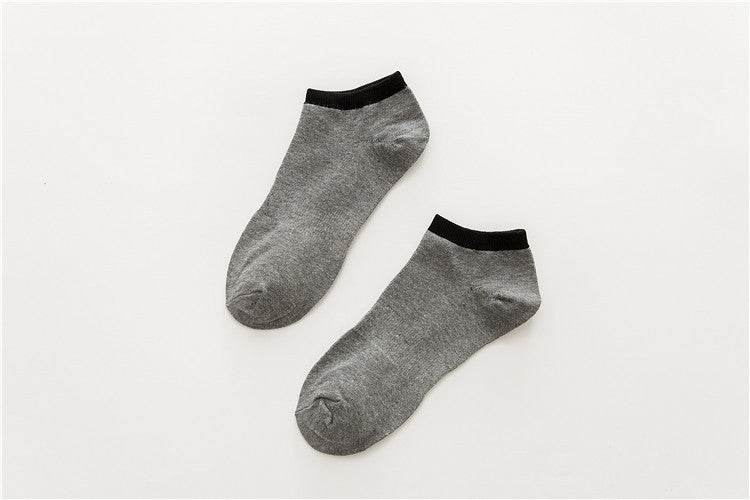 Adult Sports Socks, Men'S Boat Socks, Cotton Socks, Waist Socks - Mubimart