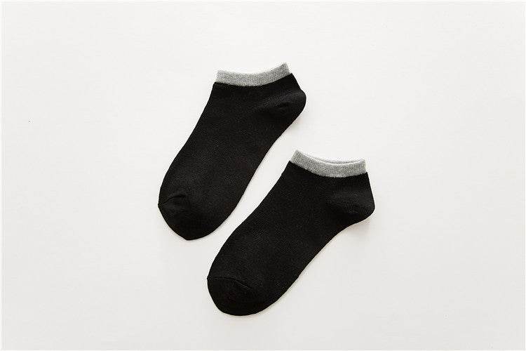 Adult Sports Socks, Men'S Boat Socks, Cotton Socks, Waist Socks - Mubimart