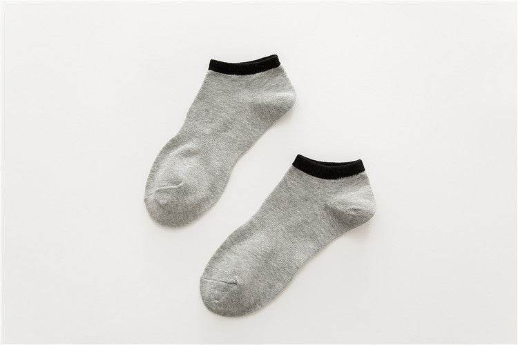 Adult Sports Socks, Men'S Boat Socks, Cotton Socks, Waist Socks - Mubimart