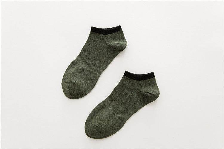 Adult Sports Socks, Men'S Boat Socks, Cotton Socks, Waist Socks - Mubimart