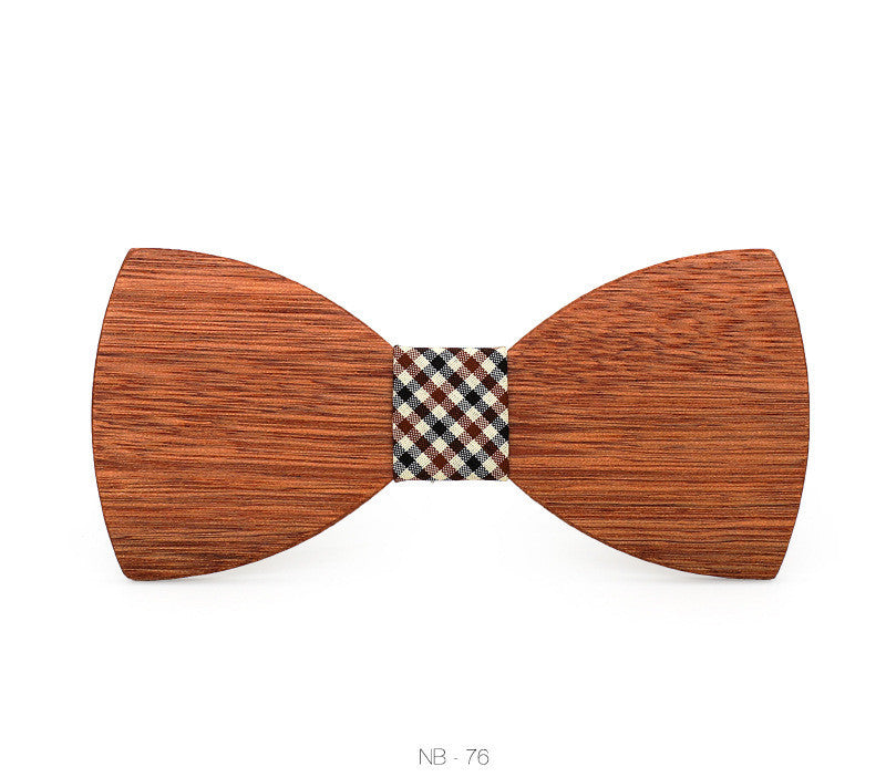 Bow Tie Wood Bow Tie Men's Wood Bow Tie