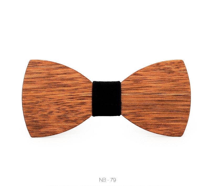 Bow Tie Wood Bow Tie Men's Wood Bow Tie - Mubimart
