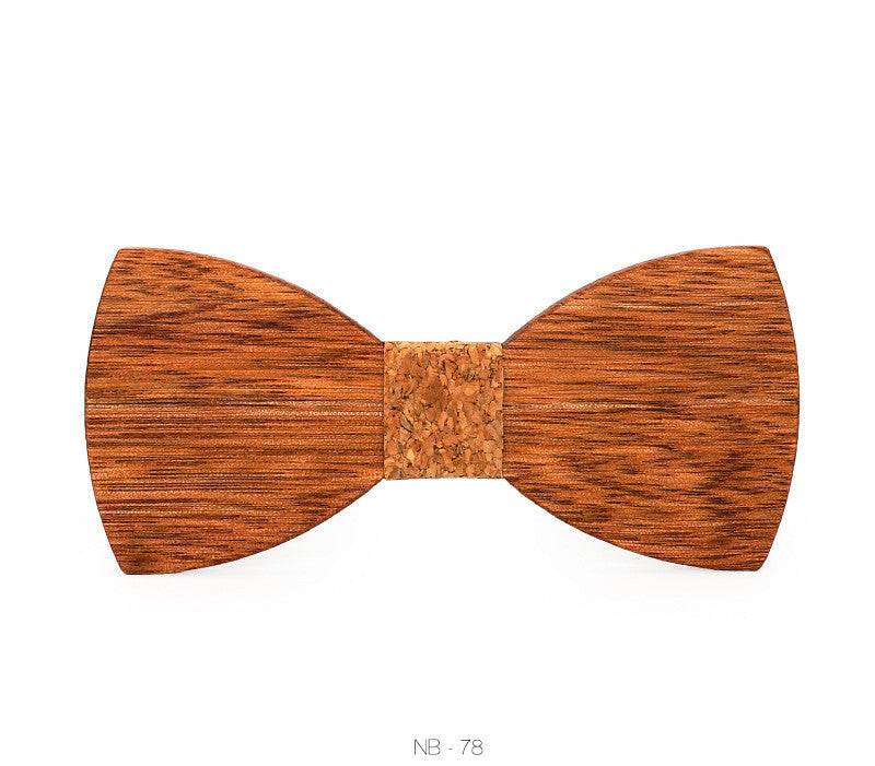 Bow Tie Wood Bow Tie Men's Wood Bow Tie - Mubimart