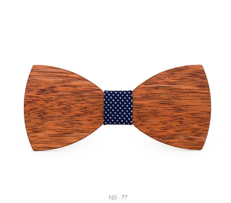 Bow Tie Wood Bow Tie Men's Wood Bow Tie - Mubimart