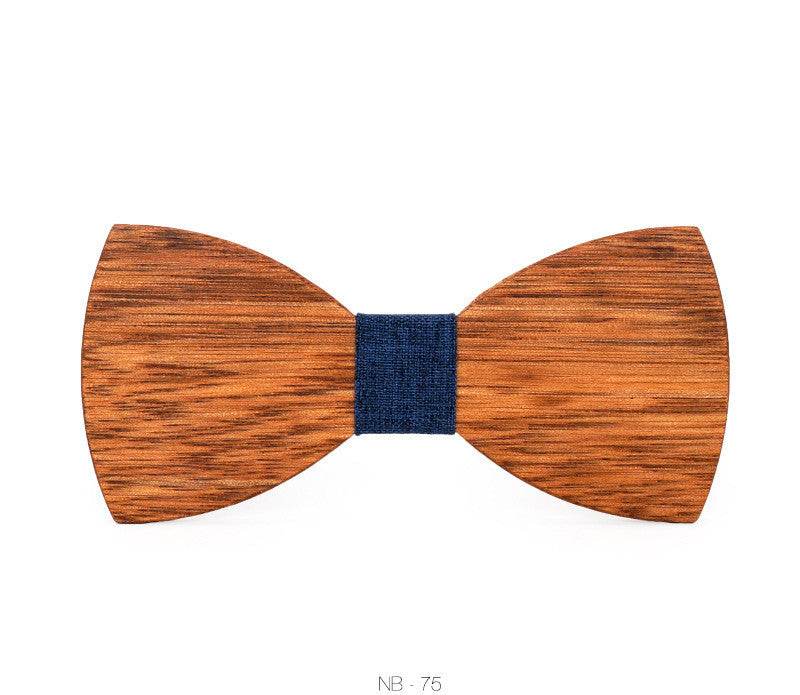 Bow Tie Wood Bow Tie Men's Wood Bow Tie - Mubimart
