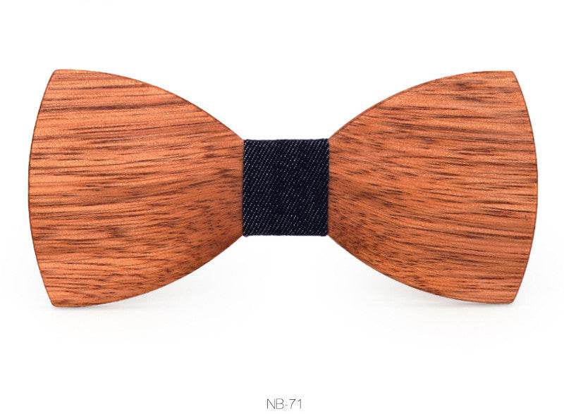 Bow Tie Wood Bow Tie Men's Wood Bow Tie - Mubimart