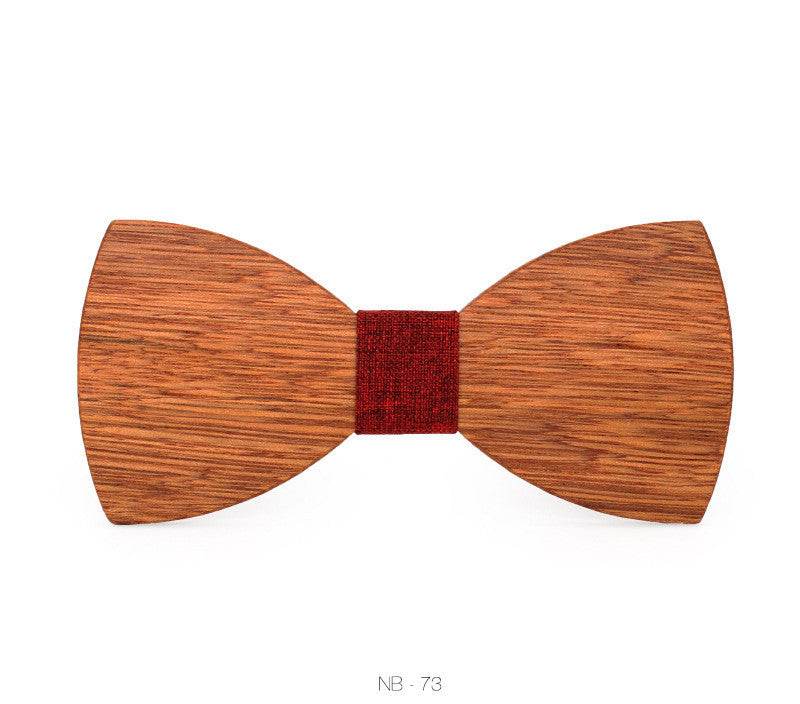 Bow Tie Wood Bow Tie Men's Wood Bow Tie - Mubimart