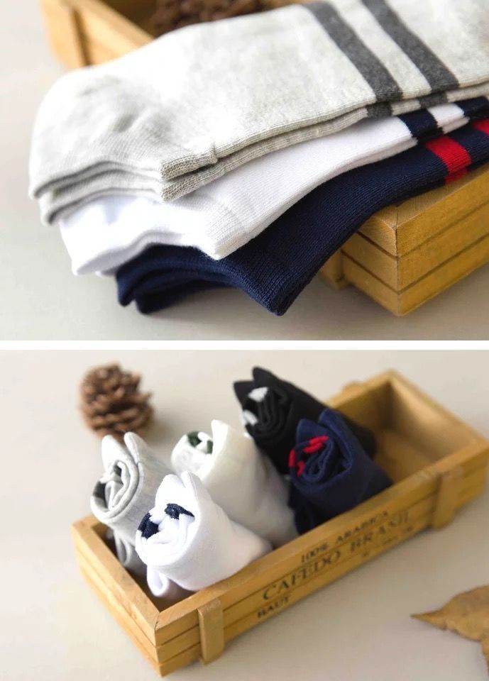 Deodorant And Sweat-Absorbent Short Tube Shallow Mouth Low-Cut Invisible Socks - Mubimart