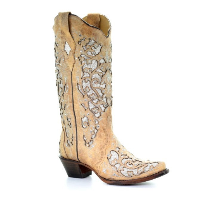 Embroidered Ethnic Style Tall Solid Color Thick Heel Fashion Boots