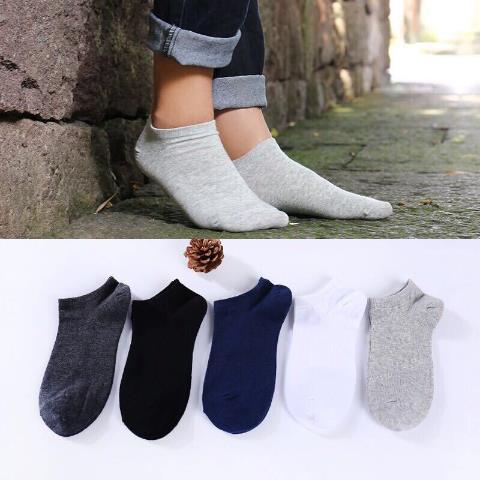 Men'S Boat Socks Short Tube Summer Thin Low-Cut Shallow Mouth Invisible Socks - Mubimart -  