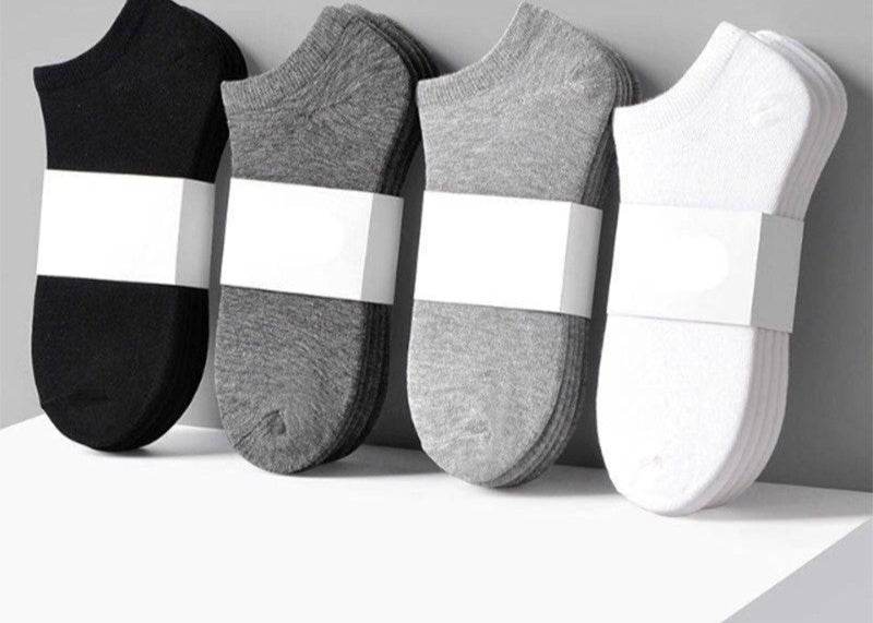 Men'S Boat Socks Short Tube Summer Thin Low-Cut Shallow Mouth Invisible Socks - Mubimart