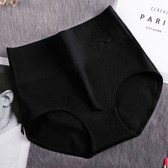 Pure Cotton High Waist Women's Panties Postpartum High Waist Belly Up Hips Plus Size Panties - Mubimart -  