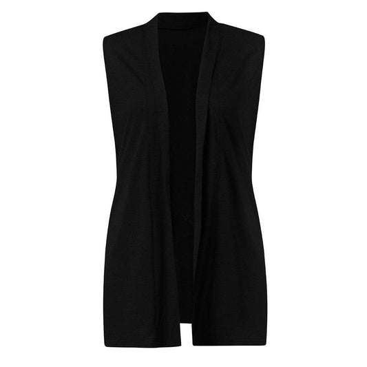 Sleeveless Shawl Vest Vest European And American Plus Size Top - Mubimart