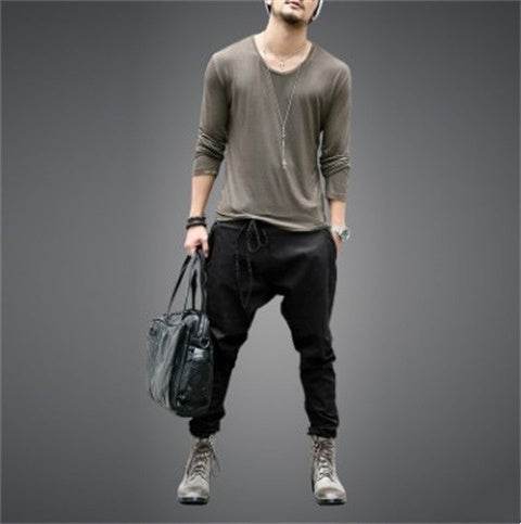 Men's Jogger Sweatpants Long Pants Jogger Design Teens - Mubimart