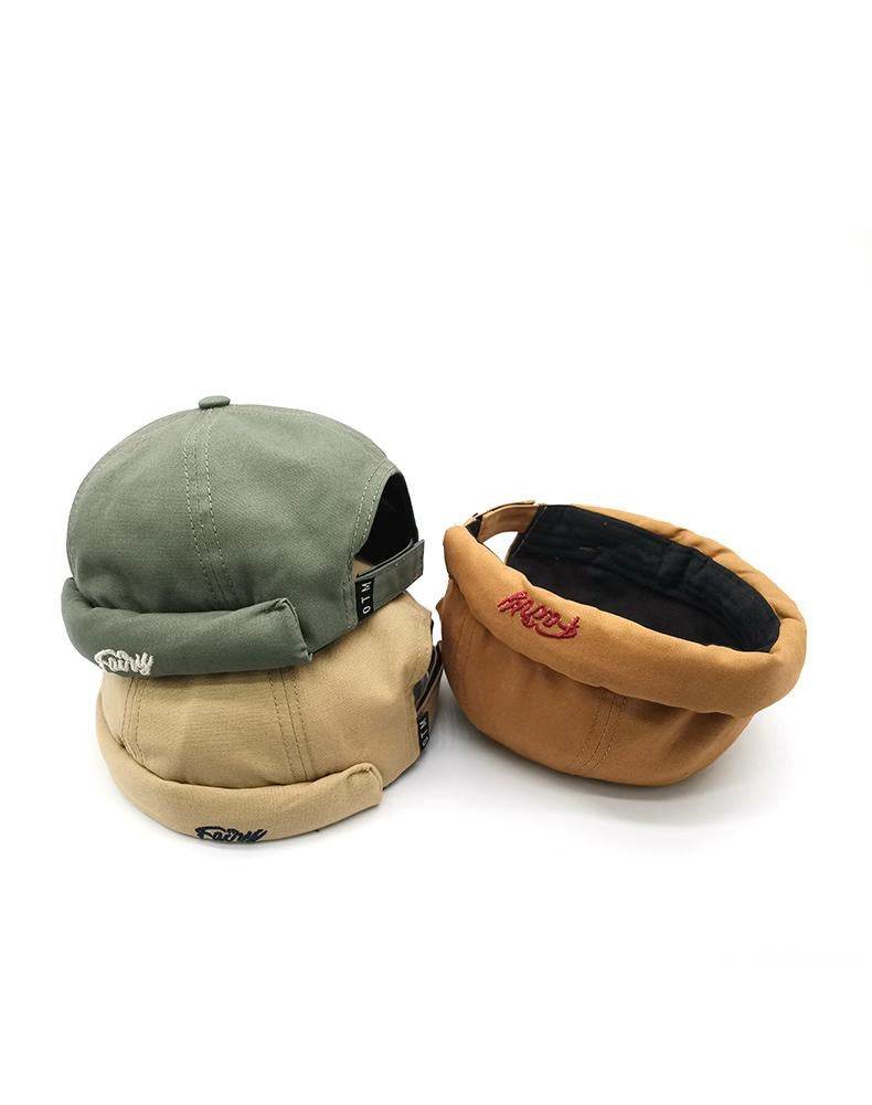 Retro thin hat beanie cap - Mubimart
