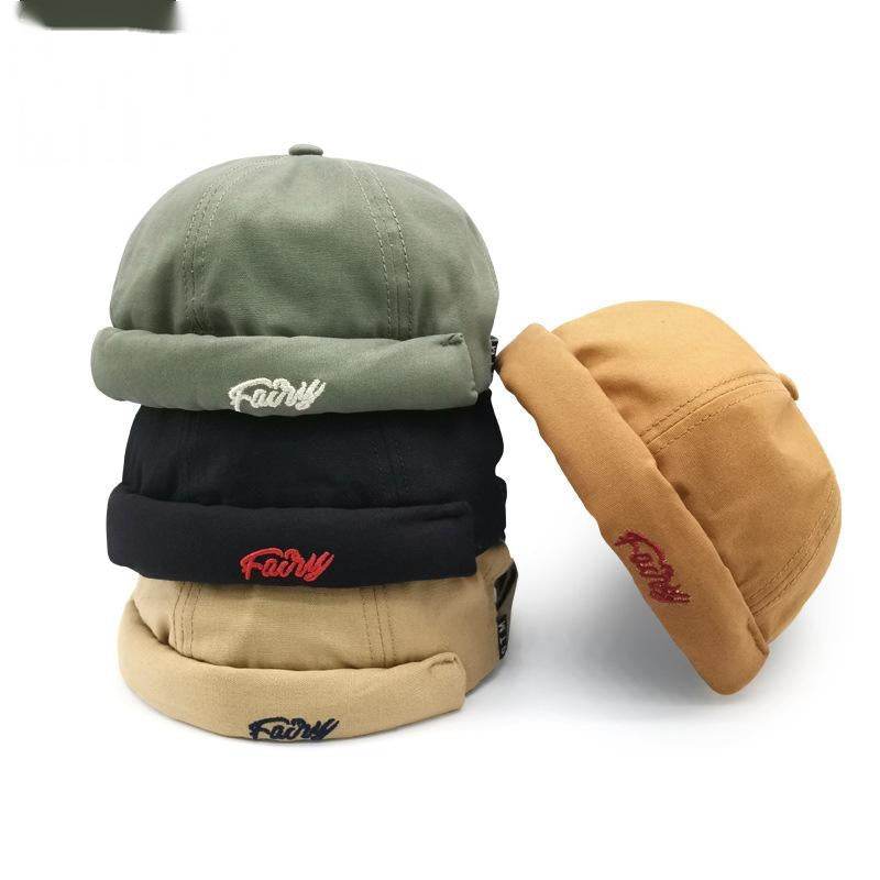 Retro thin hat beanie cap - Mubimart