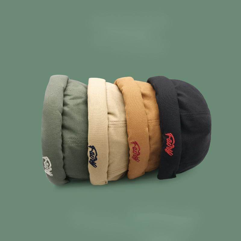 Retro thin hat beanie cap - Mubimart