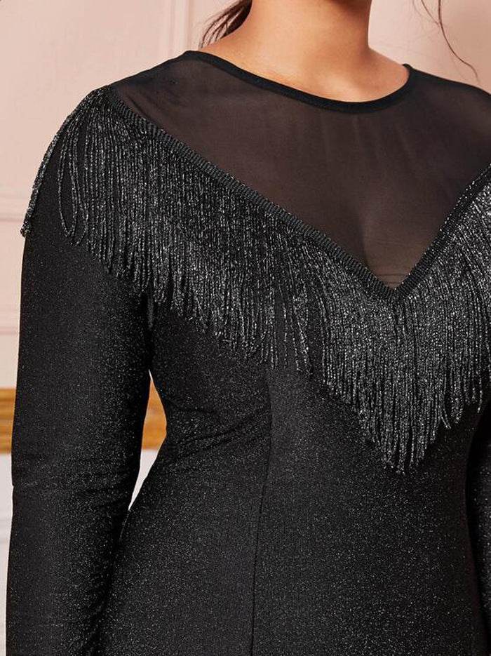 Fat Women Plus Size Evening Party Prom Long Dress Dresses - Mubimart