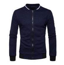 Zipper Design Mens Jacket - Mubimart