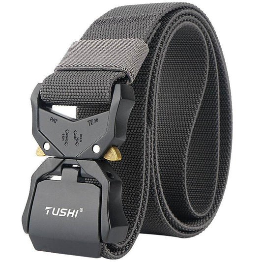 Denim Canvas Tooling Belt Young People Trend Elastic Band - Mubimart