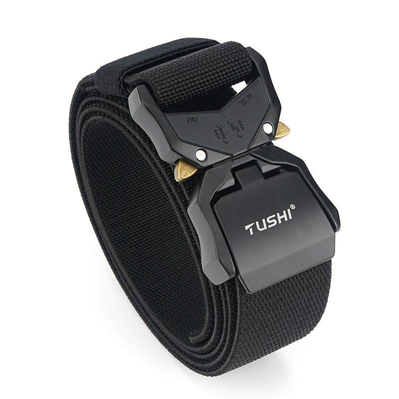 Denim Canvas Tooling Belt Young People Trend Elastic Band - Mubimart