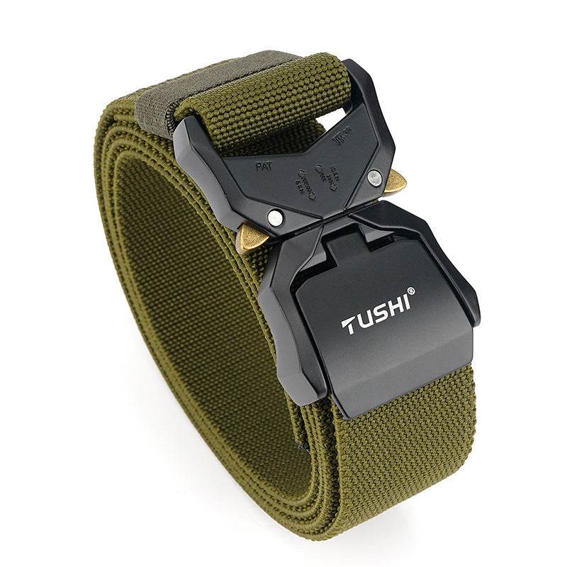 Denim Canvas Tooling Belt Young People Trend Elastic Band - Mubimart