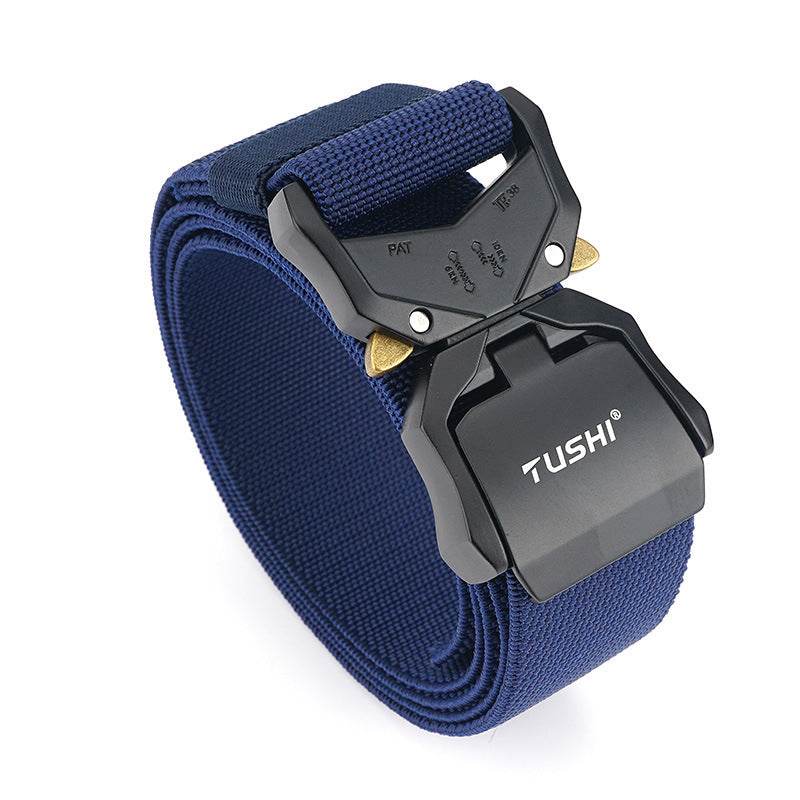 Denim Canvas Tooling Belt Young People Trend Elastic Band - Mubimart