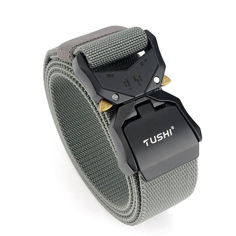 Denim Canvas Tooling Belt Young People Trend Elastic Band - Mubimart