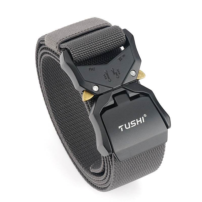 Denim Canvas Tooling Belt Young People Trend Elastic Band - Mubimart