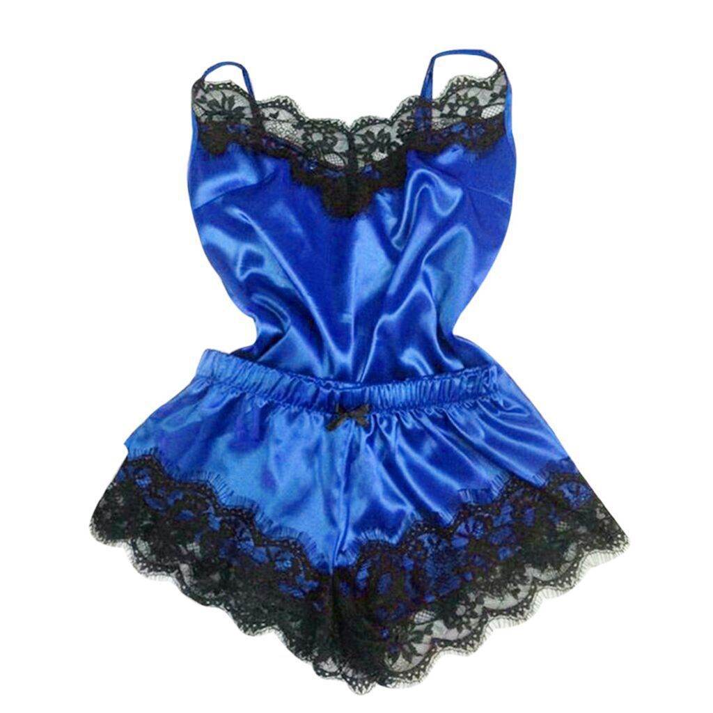 Pajamas simulation silk nightgown plus size home underwear skirt - Mubimart