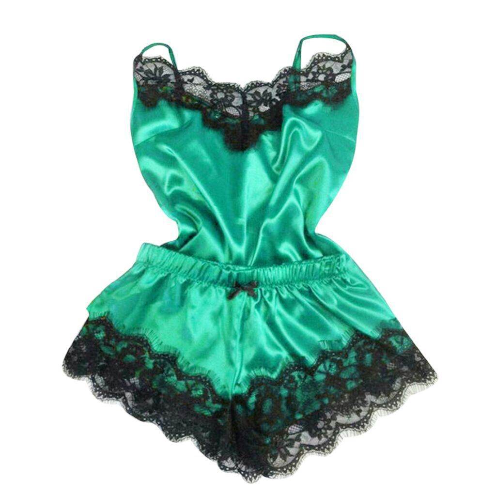 Pajamas simulation silk nightgown plus size home underwear skirt - Mubimart