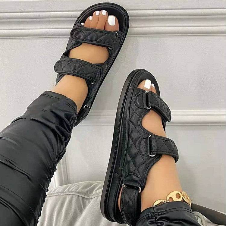 Velcro Sandals Women Beach Sandals - Mubimart