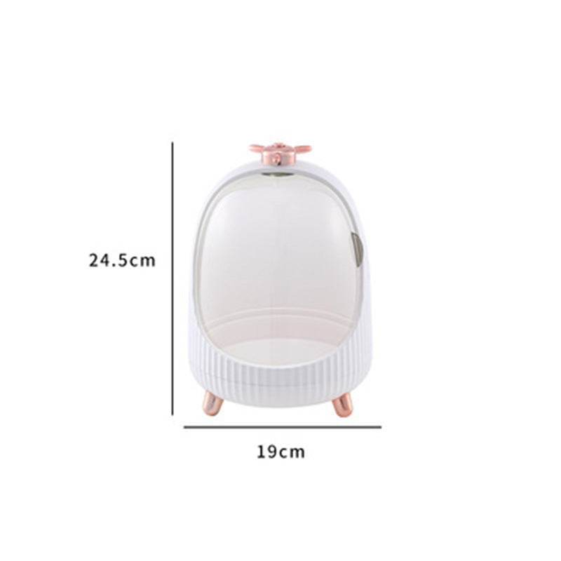 Round Cosmetic Storage Box - Mubimart