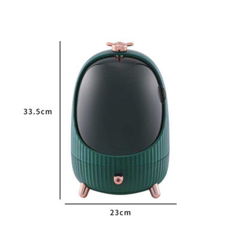 Round Cosmetic Storage Box - Mubimart