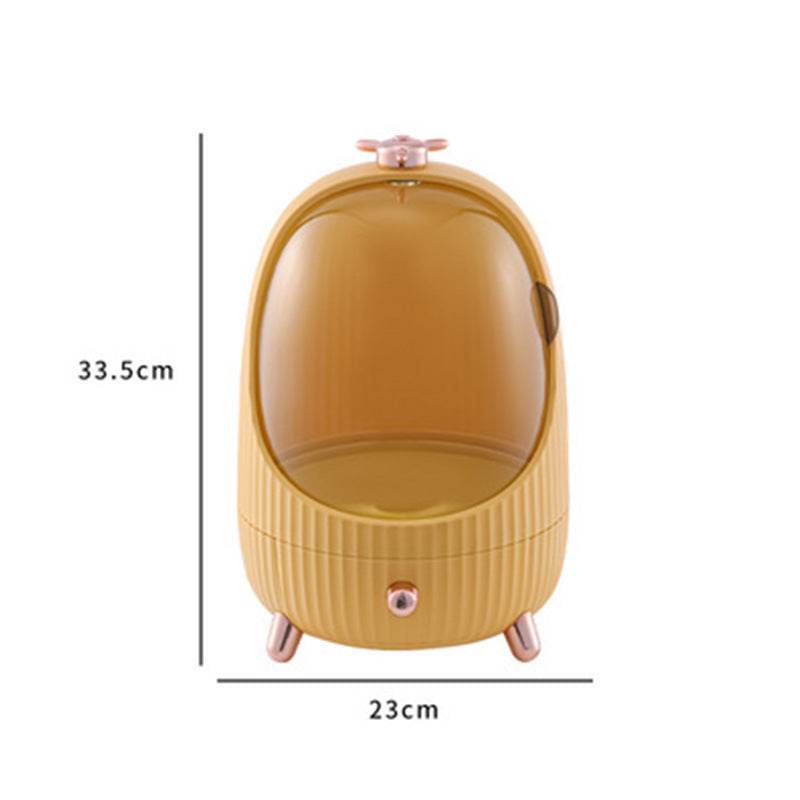 Round Cosmetic Storage Box - Mubimart