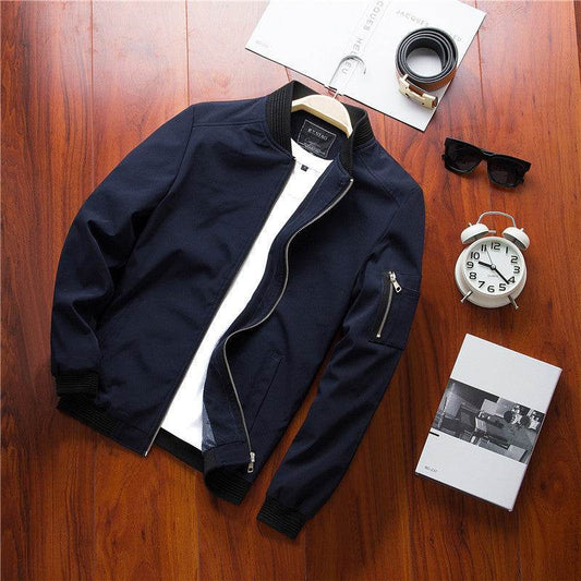 MIST Casual Bomber Jacket - Mubimart