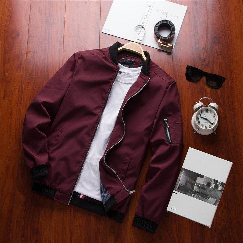 MIST Casual Bomber Jacket - Mubimart