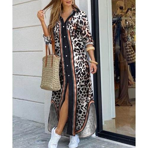 Sexy shirt dress - Mubimart
