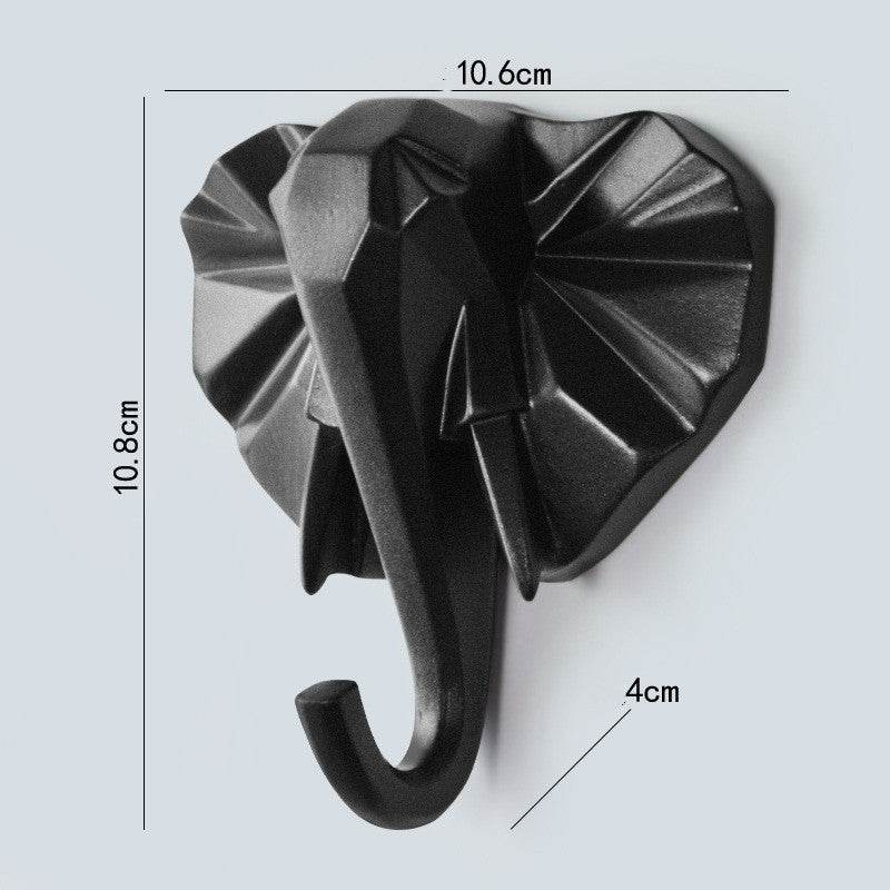 Creative Decoration Wall Hanging Door Back Hook Wall Animal Headdress Hanger Hook Key Hook - Mubimart