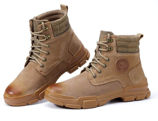 Steel Toe Cap Protective Shoes - Mubimart