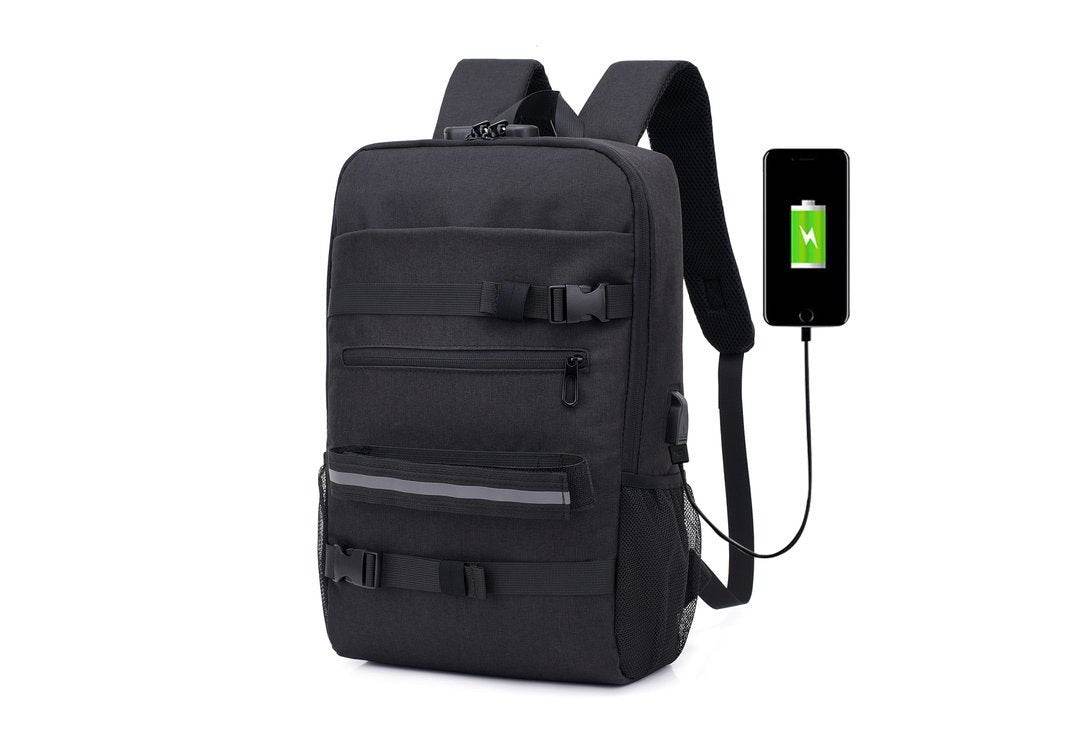 Skateboard Bag Men's Korean Backpack, Measuring Travel Computer Bag, Student School Bag - Mubimart